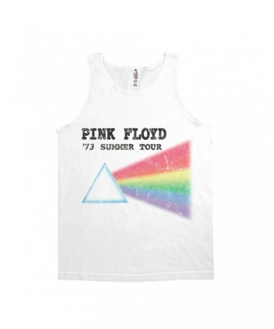 Pink Floyd Unisex Tank Top | Summer Tour '73 Distressed Shirt $8.23 Shirts