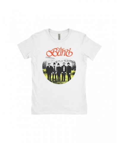 The Band Ladies' Boyfriend T-Shirt | Group Photo Landscape Design Shirt $7.49 Shirts