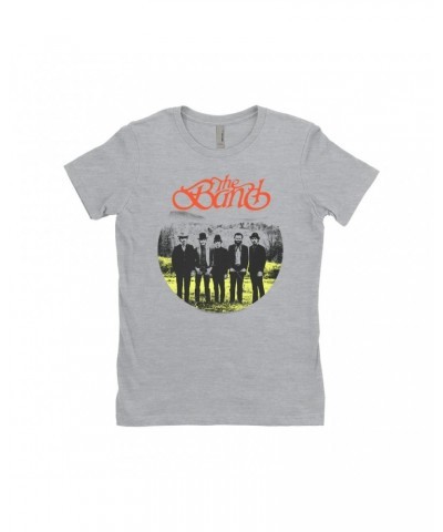 The Band Ladies' Boyfriend T-Shirt | Group Photo Landscape Design Shirt $7.49 Shirts