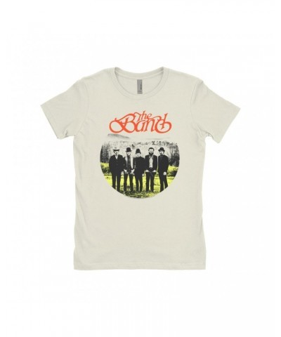 The Band Ladies' Boyfriend T-Shirt | Group Photo Landscape Design Shirt $7.49 Shirts