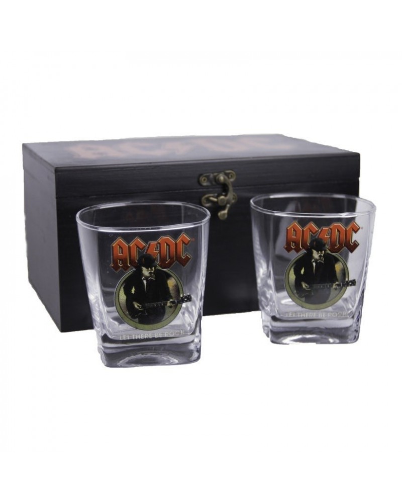 AC/DC Let There Be Rock Premium Shot Glass Duo $14.80 Drinkware