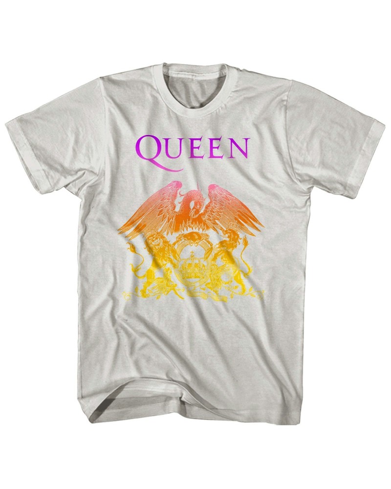 Queen T-Shirt | Official Logo Gradient Shirt $11.73 Shirts