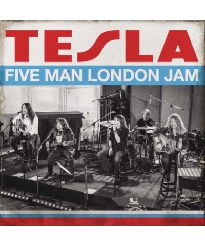 Tesla Five Man London Jam (Clear Red/Clear Blue) Vinyl Record $16.00 Vinyl