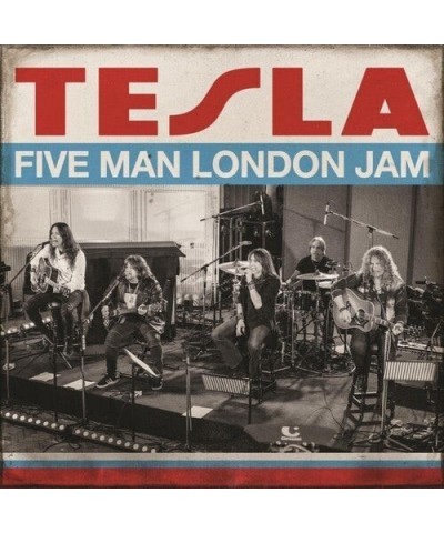 Tesla Five Man London Jam (Clear Red/Clear Blue) Vinyl Record $16.00 Vinyl