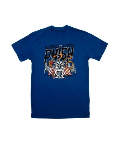 Phish Behind The Curtain NYE 2019 Tee on Cool Blue $6.45 Shirts