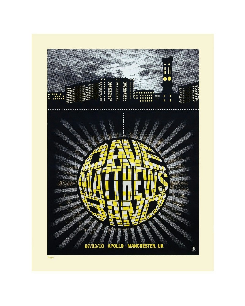 Dave Matthews Band Apollo Manchester UK 03/07/10 Show Poster $19.50 Decor